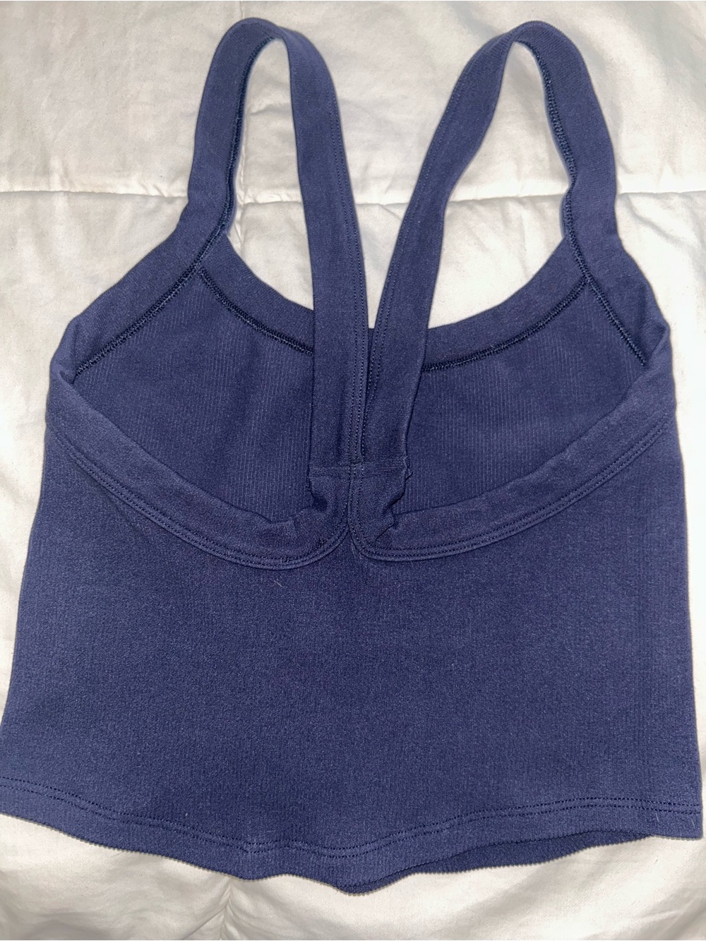 FP Movement by Free People Navy Ribbed Tank Top